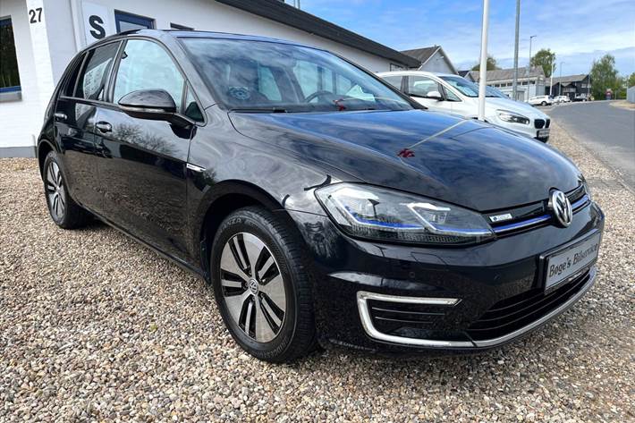 Sort VW e-Golf VII fra 2018