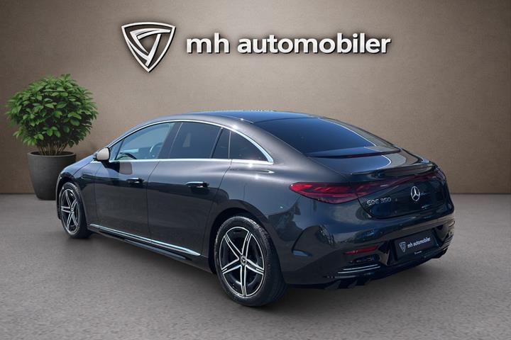 Grå Mercedes EQE350 fra 2024