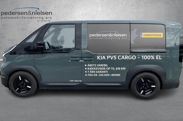 Grøn Kia PV5 Cargo fra 2025
