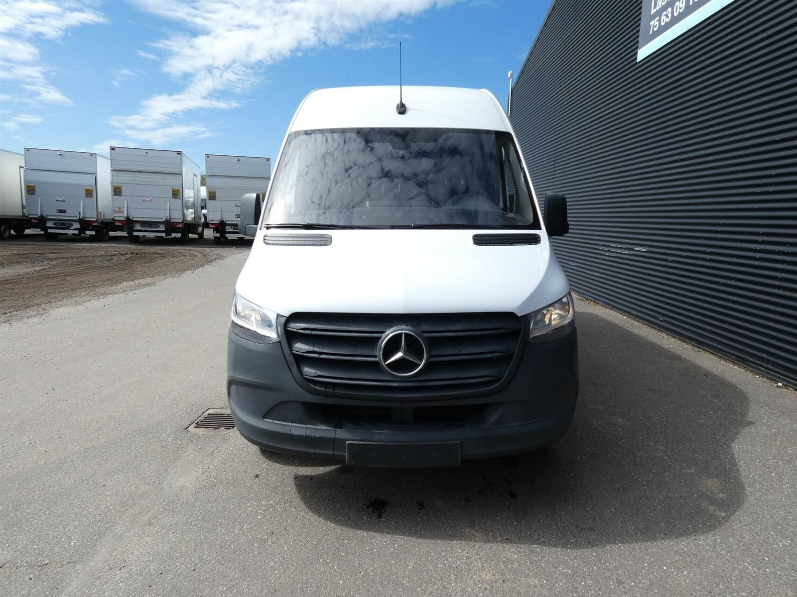Hvid Mercedes Sprinter 316 fra 2019