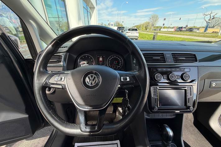 Sølv VW Caddy fra 2018