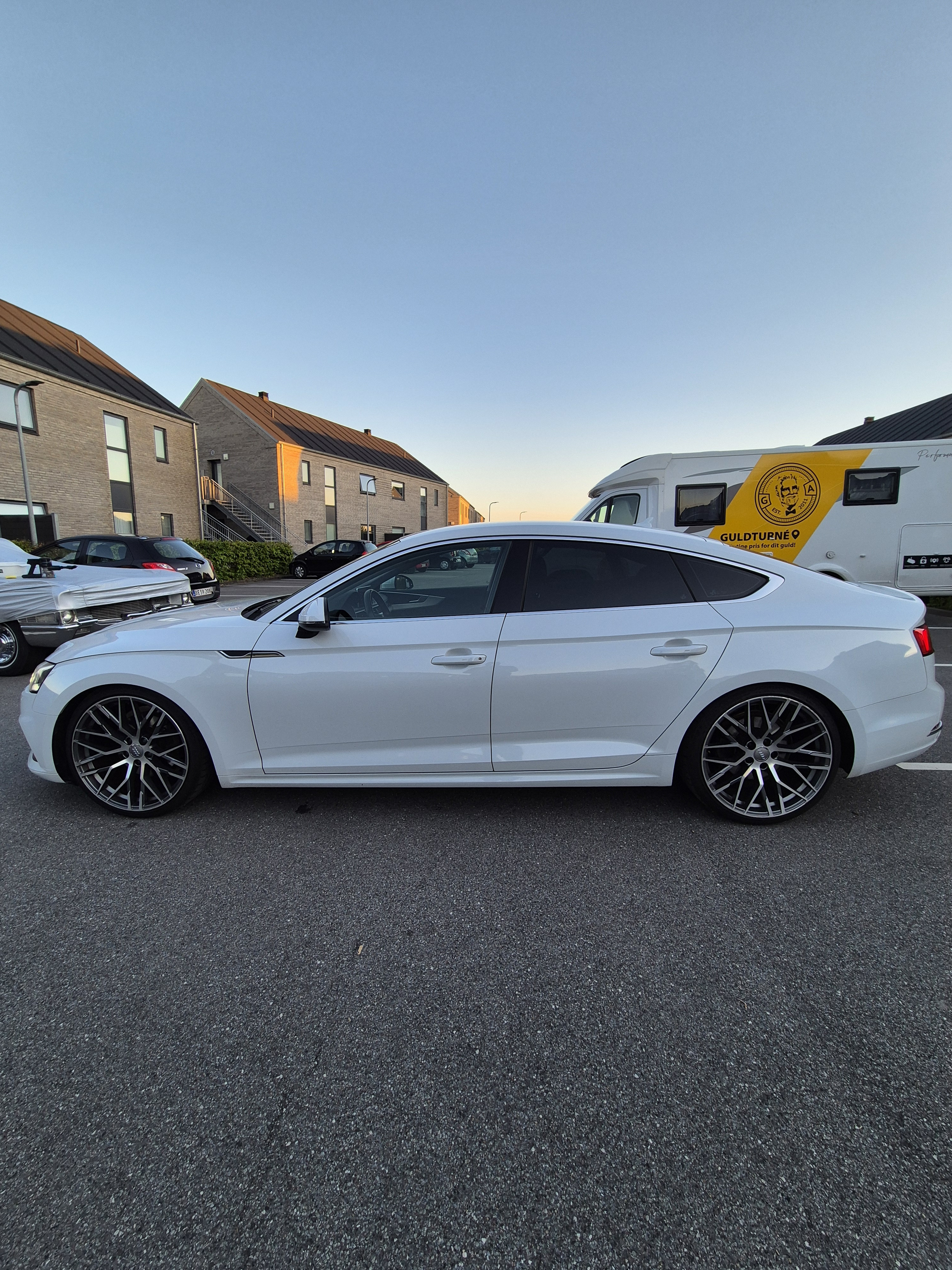 Hvid Audi A5 Sportback fra 2017