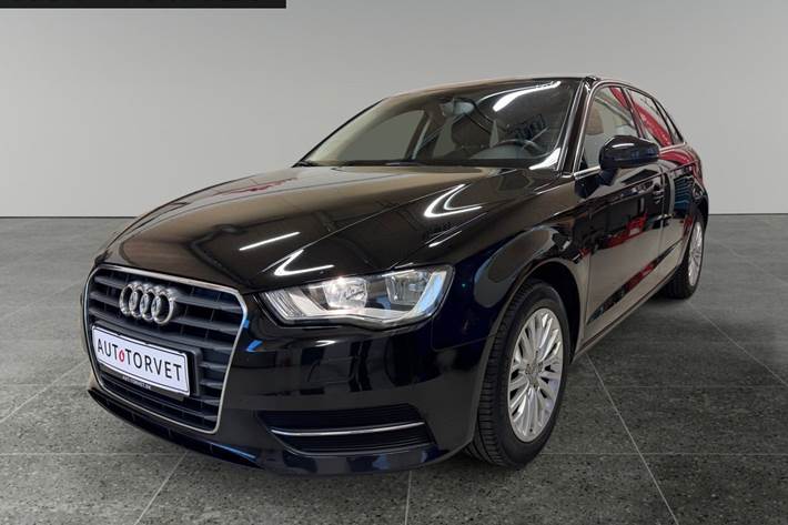 Sort Audi A3 fra 2014