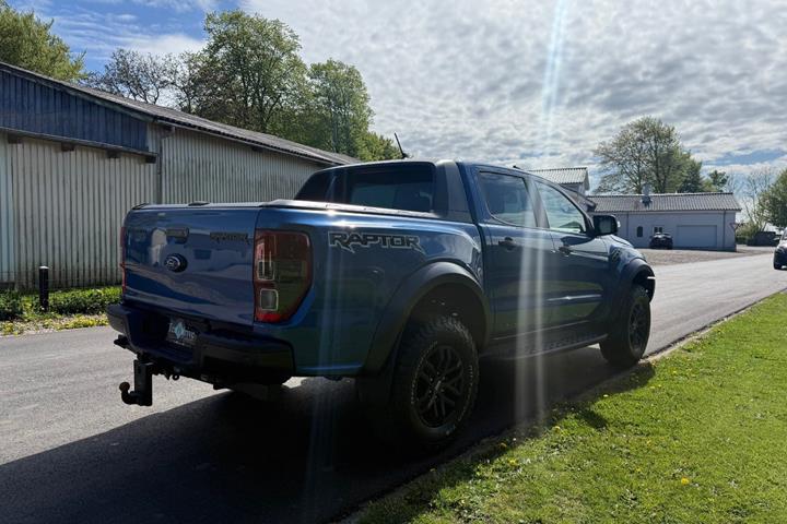 Rød Ford Ranger fra 2019