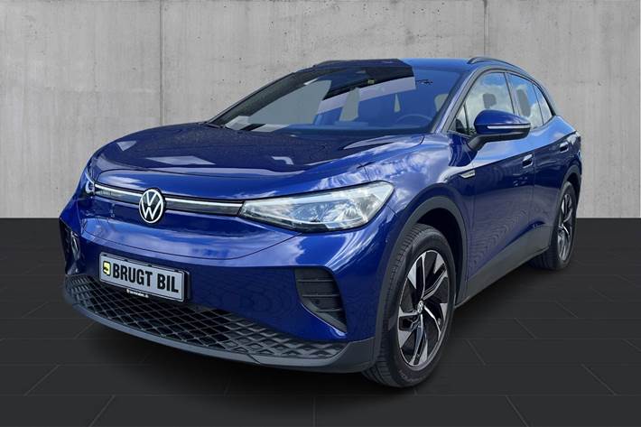Blå VW ID.4 fra 2022 set udefra