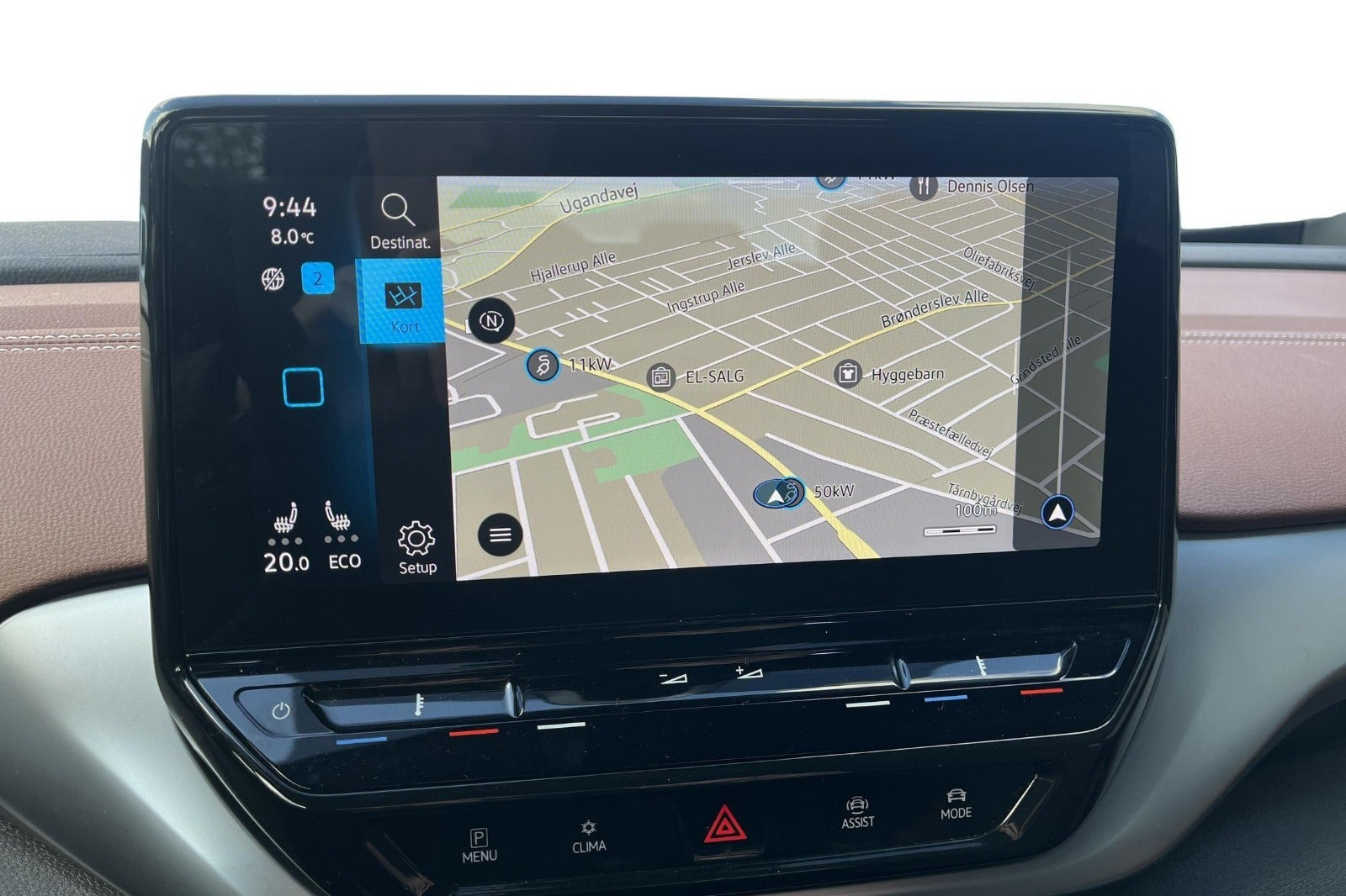Blå VW ID.4 fra 2022
