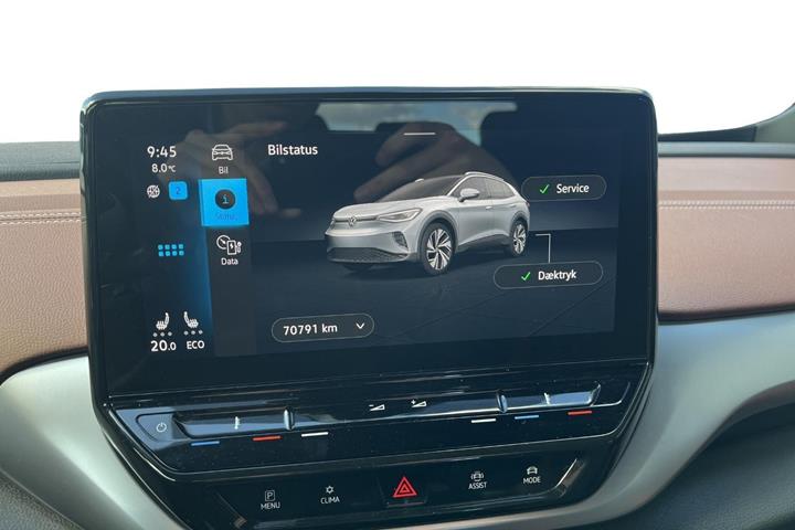 Blå VW ID.4 fra 2022