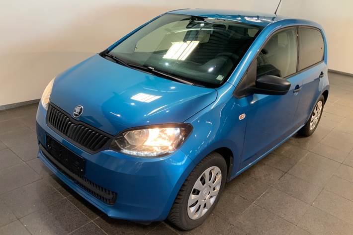 Blå Skoda Citigo fra 2017