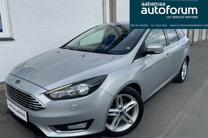 Sølv Ford Focus fra 2016