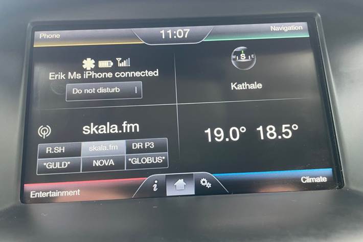 Sølv Ford Focus fra 2016