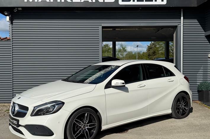 Hvid Mercedes A180 d fra 2017