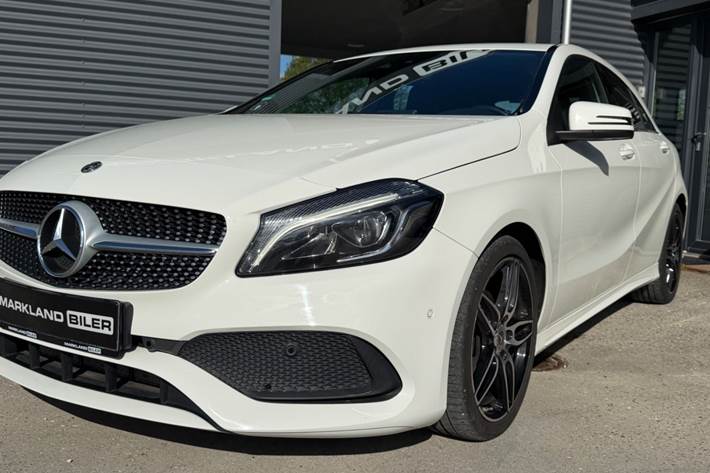 Hvid Mercedes A180 d fra 2017