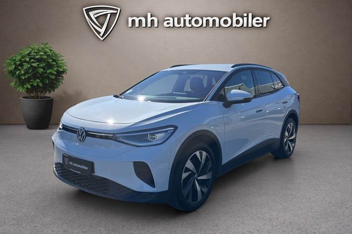 Hvid VW ID.4 fra 2025 set udefra