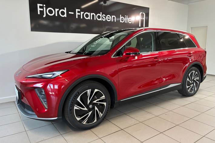 Rød MG MGS6 fra 2026
