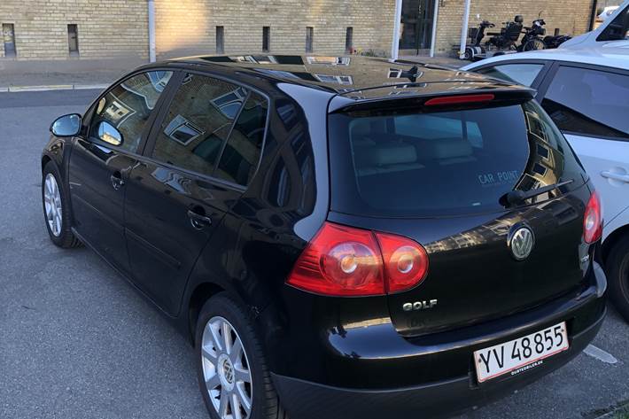 Sort VW Golf fra 2007