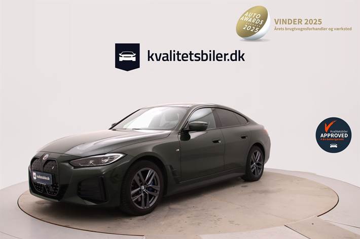 Grøn BMW i4 fra 2022