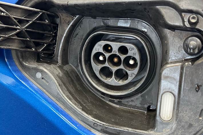 Blå Skoda Octavia fra 2022