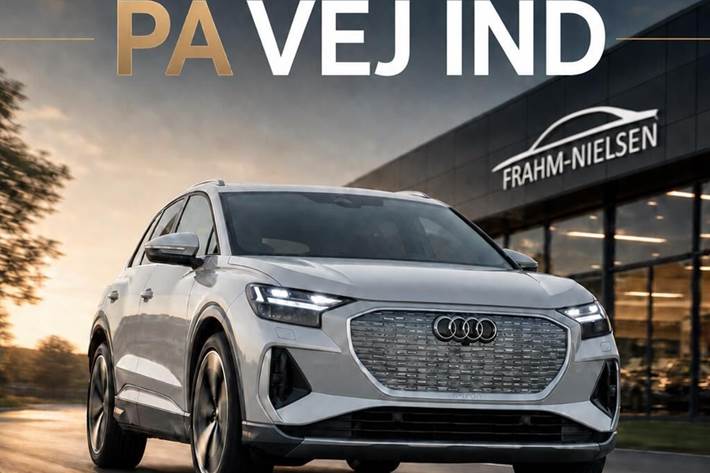 Grå Audi Q4 fra 2024