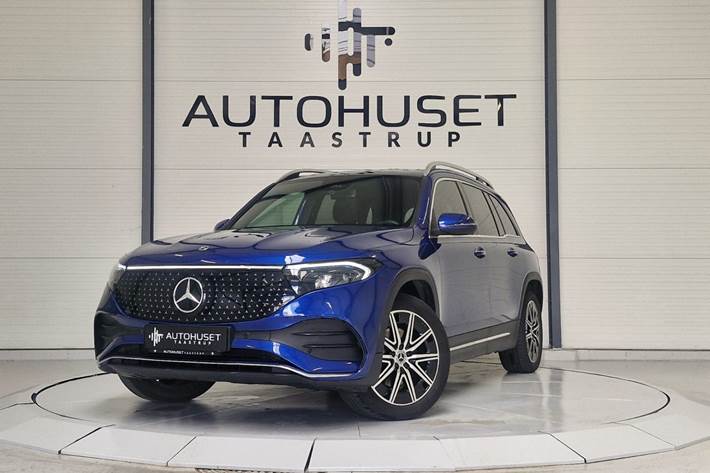 Blå Mercedes EQB250+ fra 2024