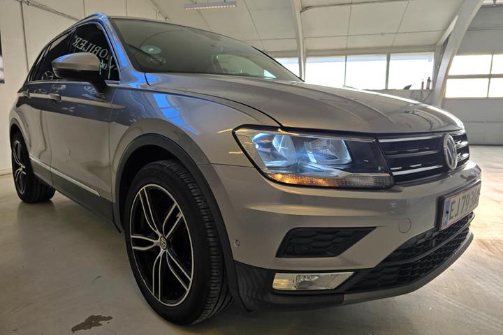 Sølv VW Tiguan fra 2017