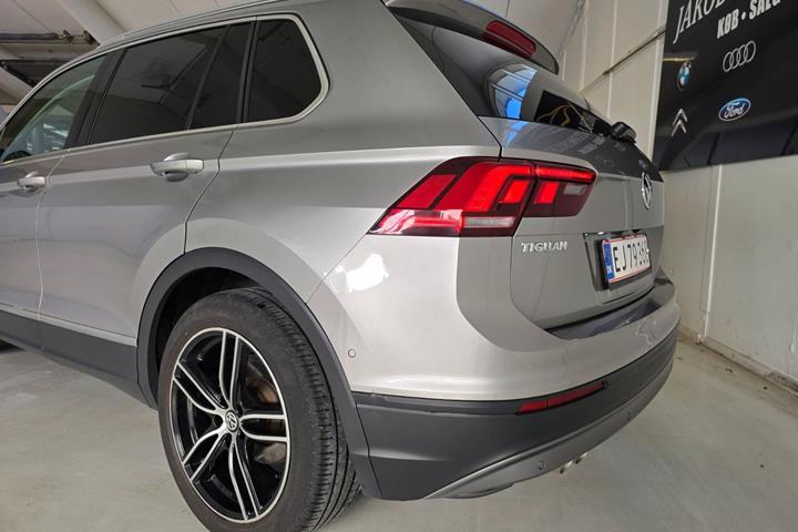 Sølv VW Tiguan fra 2017