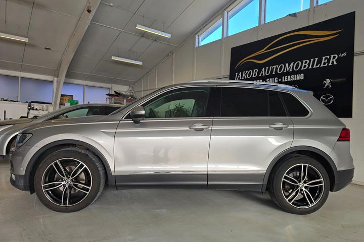 Sølv VW Tiguan fra 2017