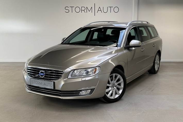 Sølv Volvo V70 fra 2016