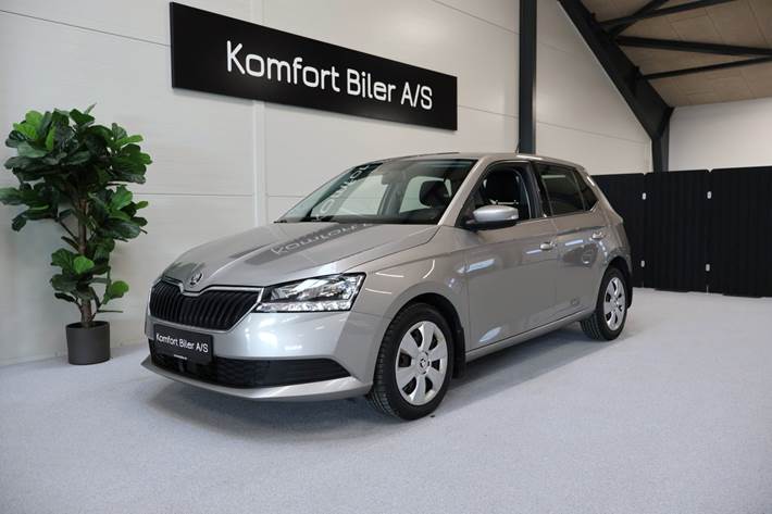Sølv Skoda Fabia fra 2019