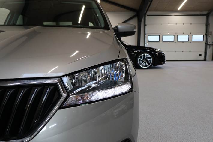 Sølv Skoda Fabia fra 2019