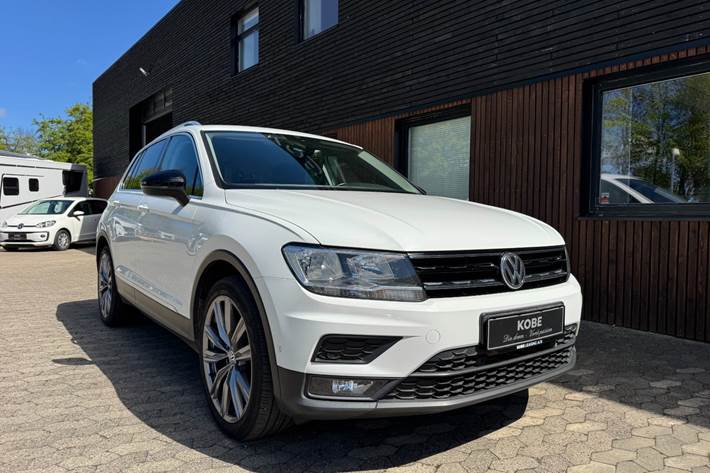Hvid VW Tiguan fra 2019