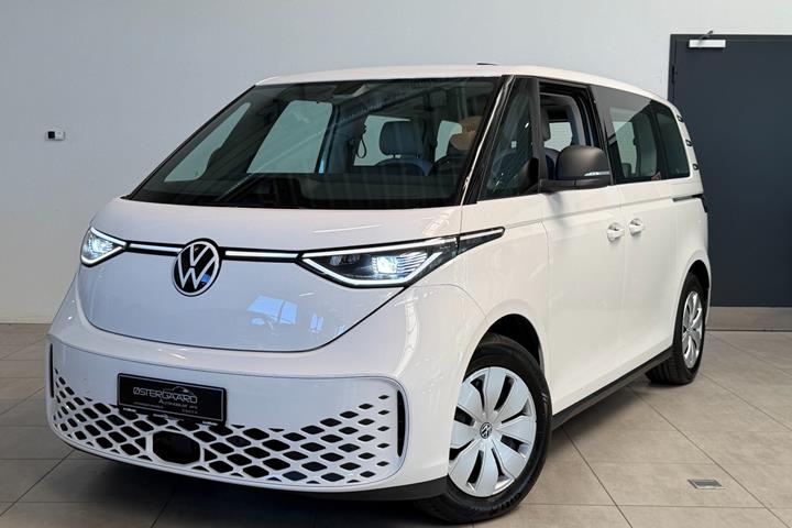 Hvid VW ID.Buzz fra 2025 set udefra