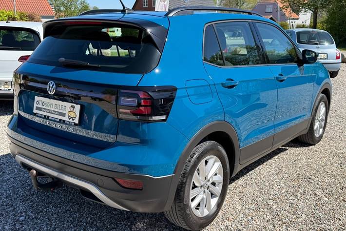 Blå VW T-Cross fra 2020