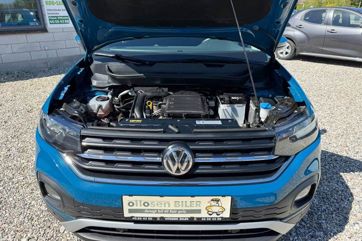 Blå VW T-Cross fra 2020