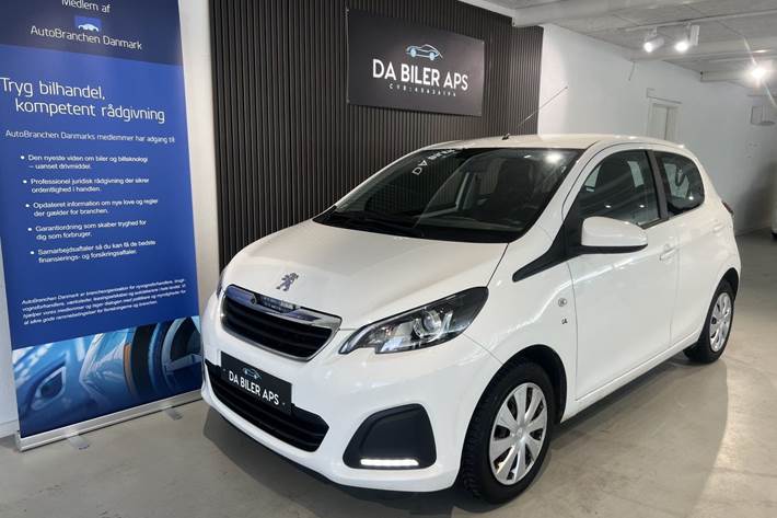Hvid Peugeot 108 fra 2014