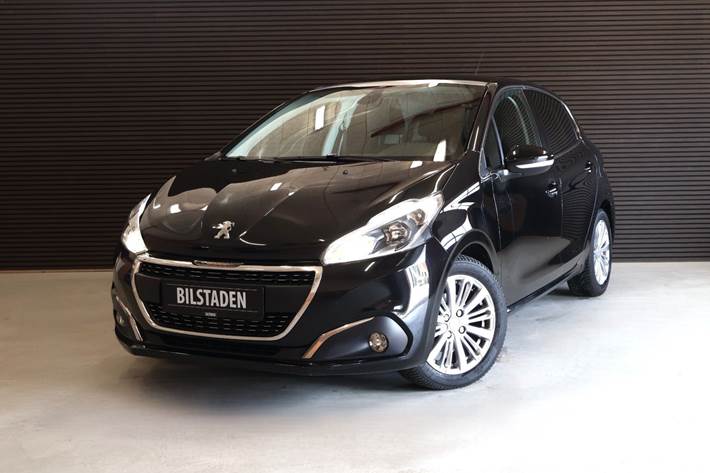 Sort Peugeot 208 fra 2019