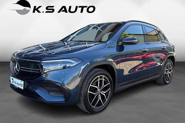 Blå Mercedes EQA250 fra 2022