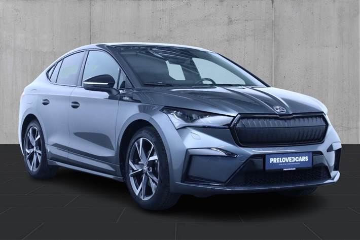 Grå Skoda Enyaq fra 2022