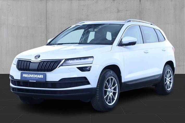 Hvid Skoda Karoq fra 2020