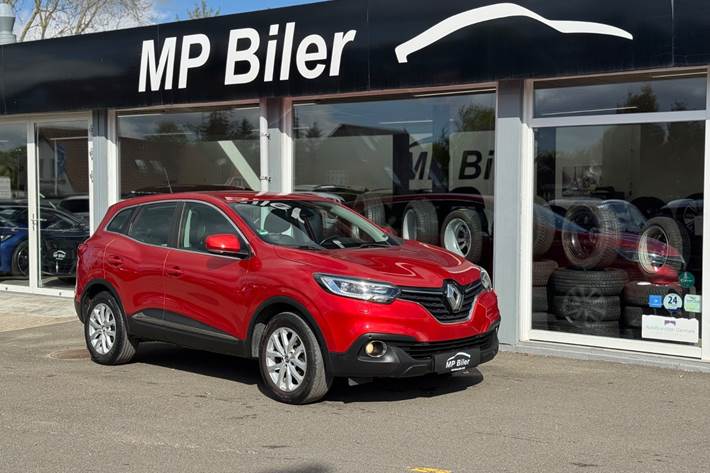 Rød Renault Kadjar fra 2017