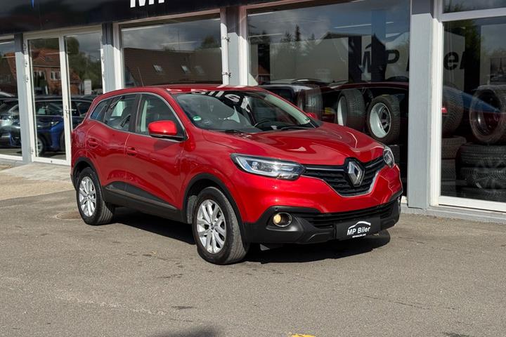 Rød Renault Kadjar fra 2017