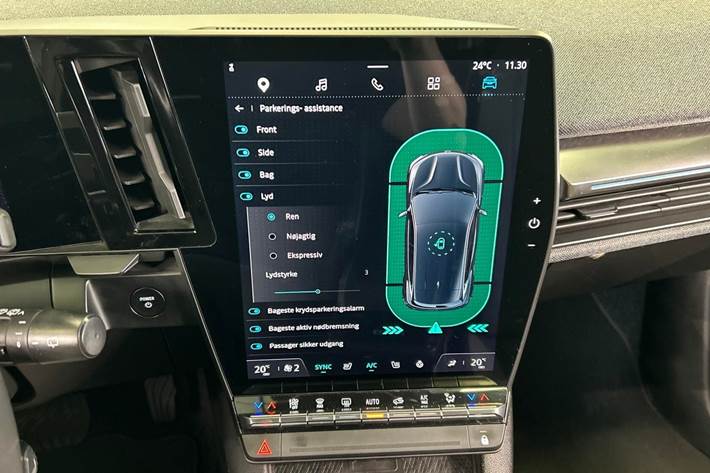 Grå Renault Megane E-Tech fra 2022