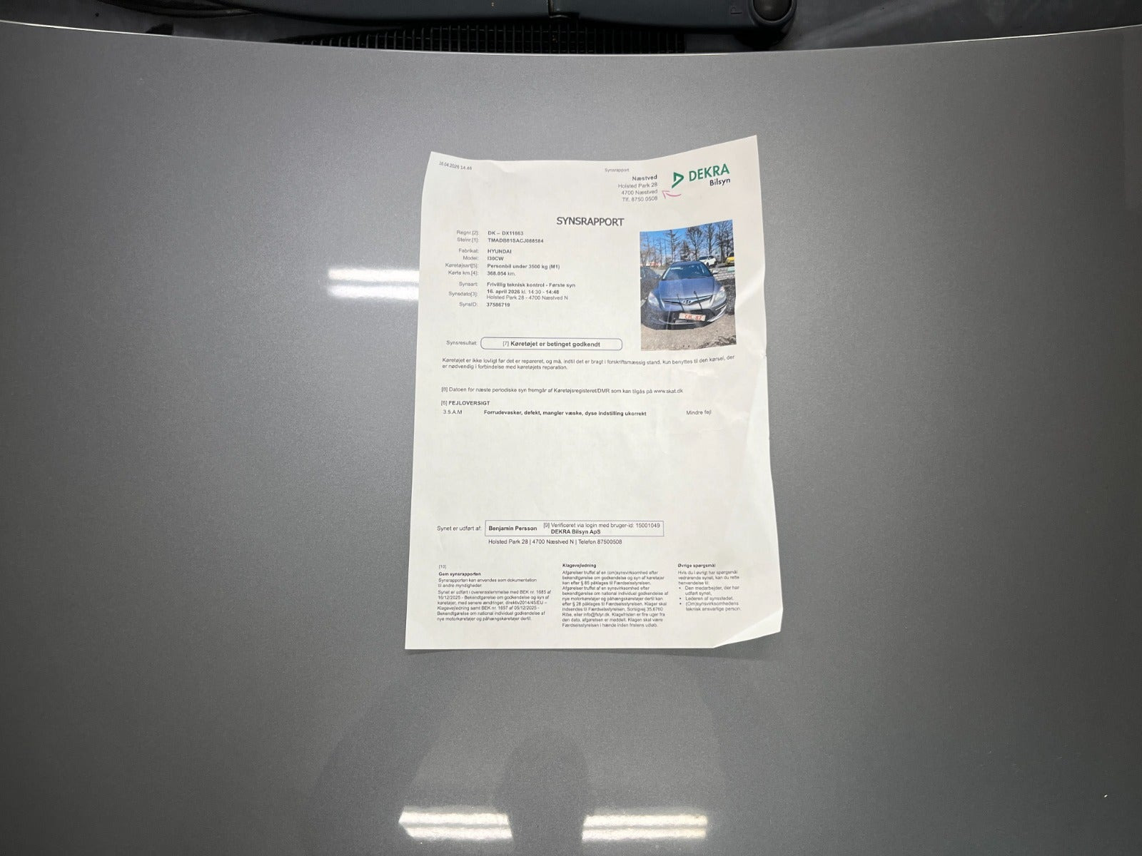 Grå Hyundai i30 fra 2011
