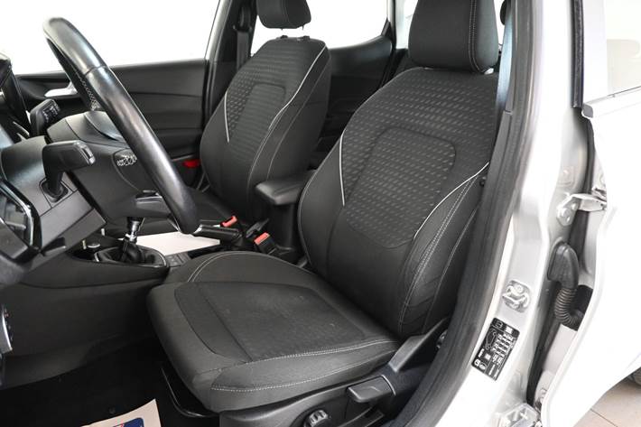 Sølv Ford Fiesta fra 2018