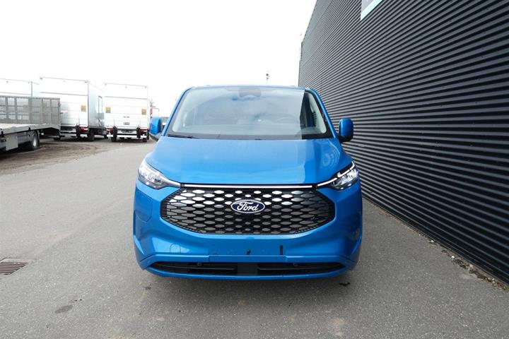 Blå Ford E-Transit Custom 340 L2 fra 2025