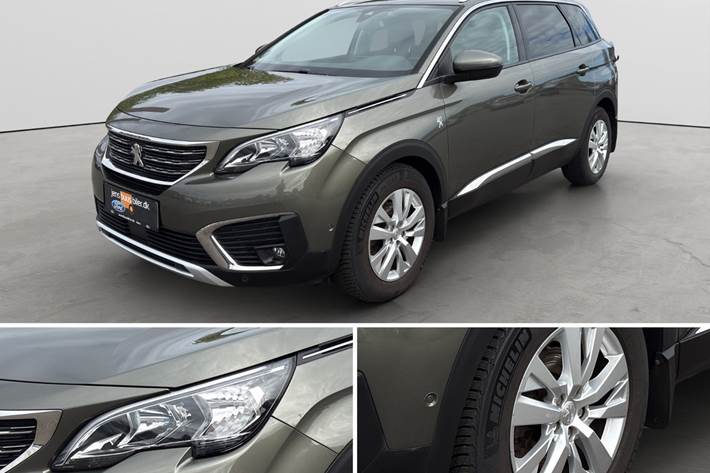 Grå Peugeot 5008 fra 2018
