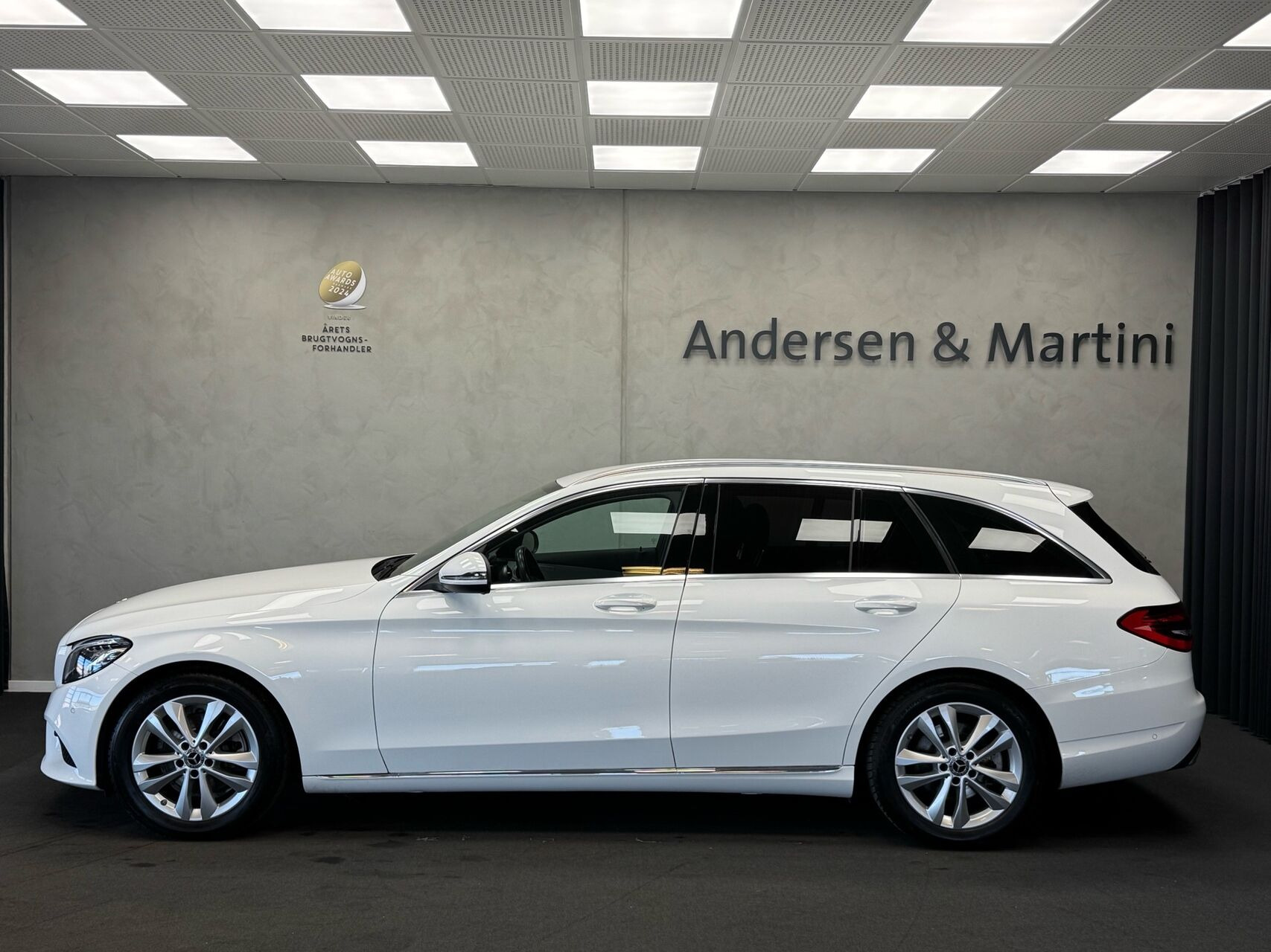 Hvid Mercedes C220 d fra 2018