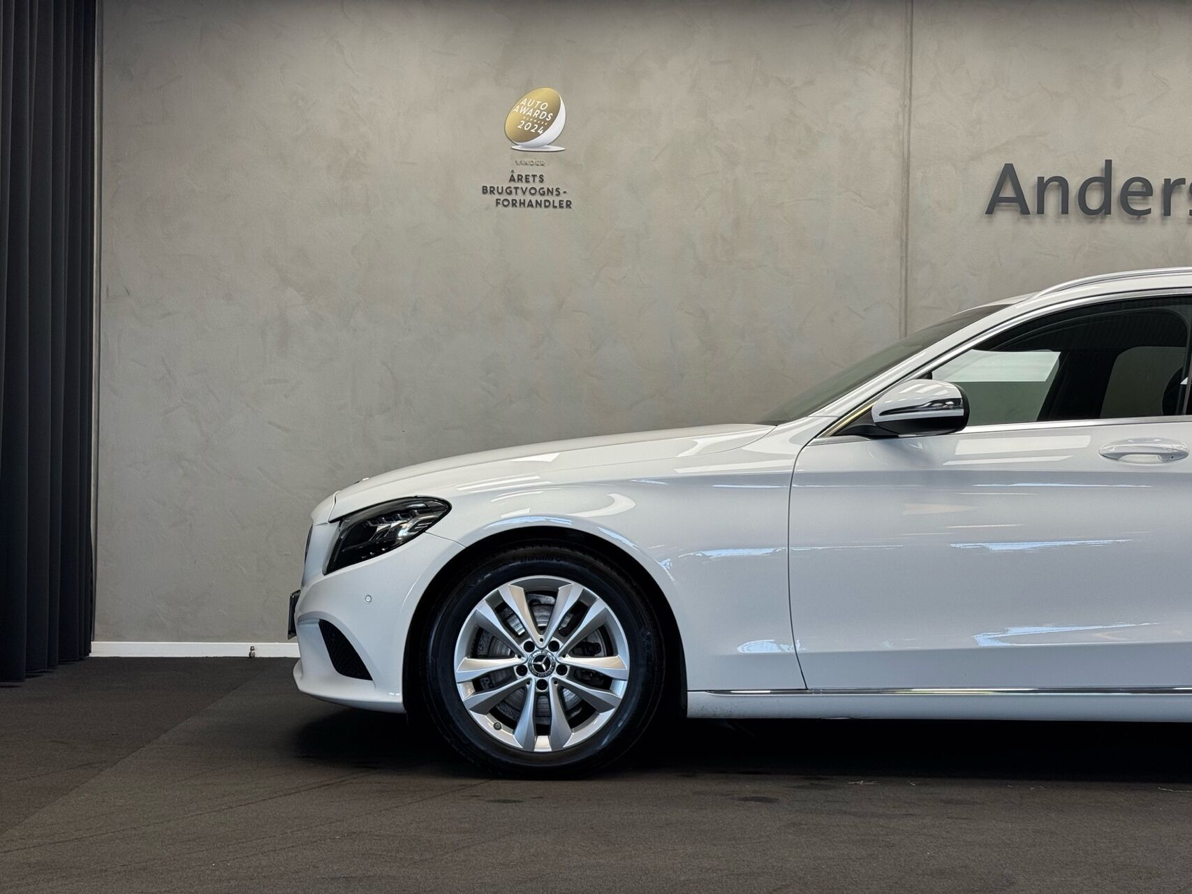 Hvid Mercedes C220 d fra 2018