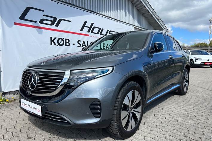 Grå Mercedes EQC400 fra 2022