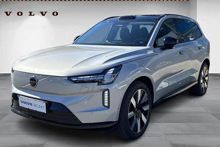 Sølv Volvo EX90 fra 2025