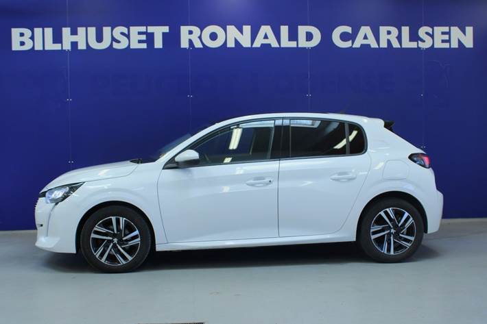 Hvid Peugeot 208 fra 2020